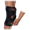 McDavid Rodillera articulada, con correas cruzadas Negro Large