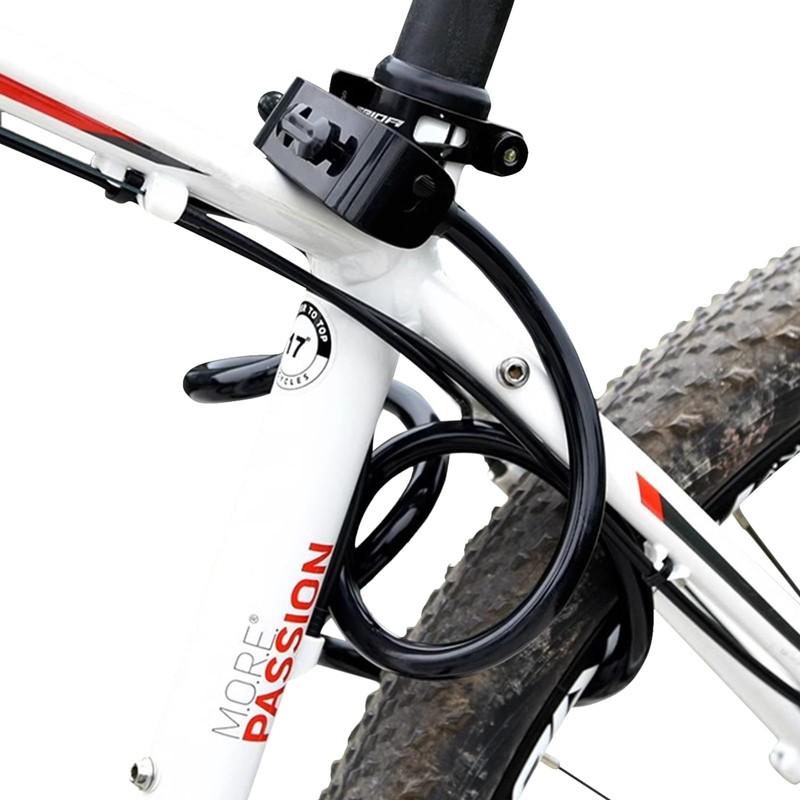 CHENGZI Portable Anti-Theft Bicycle Electric Car Ring Lock Steel Cable