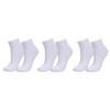 tittimitti 98% Organic Cotton Women's Ankle Socks (3-Pack). (US, Numeric,