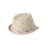 Vertbaudet Boys Baby Straw Hat with Hat Band, beige