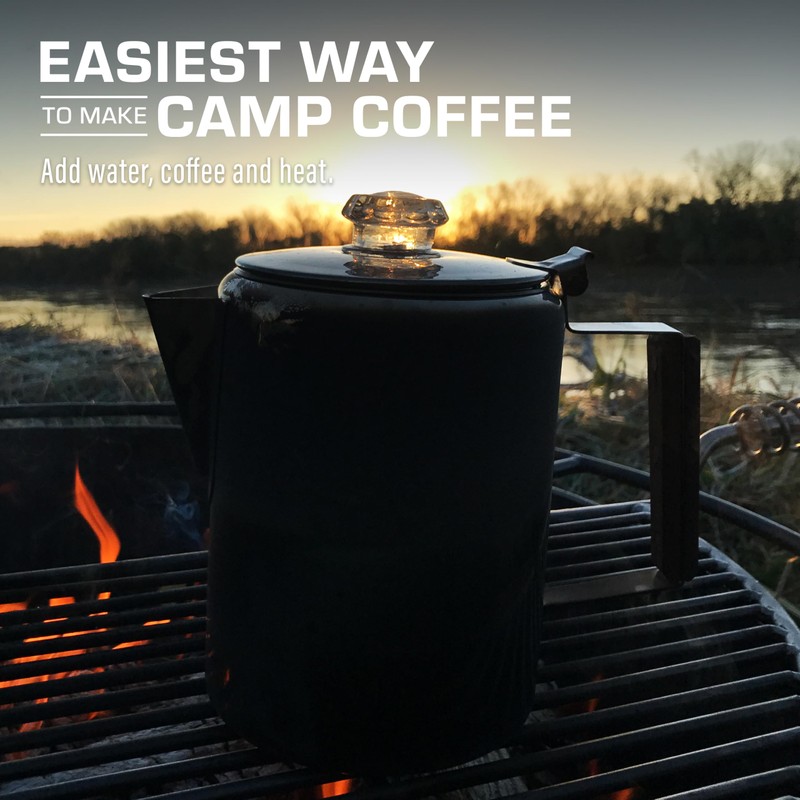 COLETTI Bozeman Percolator Coffee Pot — NO Aluminum or Plastic