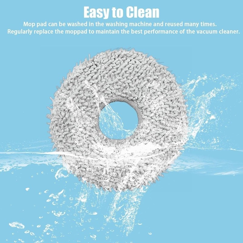 10 Pack Replacement Mop/Mopping Pads Compatible with Ecovacs Deebot X1/T10/T20/T30/T50
