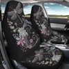 Bulopur Floral Dragonfly Car Seat Cover for Women Soft Breathable
