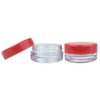 Beauticom (2000 Pieces Jars + Lid) 3G/3ML Round Clear Jars