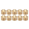 10pcs Brass Misting Nozzles Fog Sprinkler Head for Factory Site