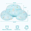 Nursing Pillow, Plus Size Ergonomic Design, Breastfeeding Pillows Support for