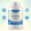 Glycine 1000mg - 120 Vegan High Dose Capsules - Made