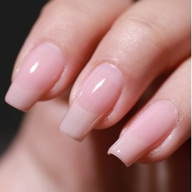 FZANEST Esmalte De Uñas En Gel Rosa Nude, 15 Ml. Esmalte Translúcido De Color Neutro, Color Rosa Nude. Corrector De Uñas En Gel Transparente. Se...   