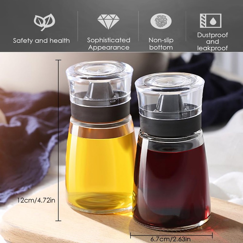 Leak-proof Oil Dispenser Bottle for Outdoor Camping, 160 ml/5.4 oz