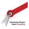 Hinge Tweaker Red Standard Weight Size for .134 Gauge Commercial