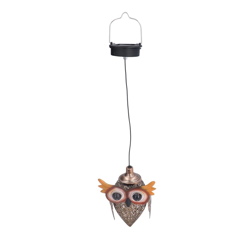 Hanging Solar Light LED IP55 Waterproof Night Owl Design Peaceful