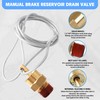 3/8” Air Tank Drain Valve Plug with 60” Cable, Dazakoot