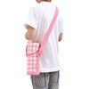 Thermos APG-350 P-CH My Bottle Pouch with Strap, Pink Checked,