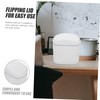 Ciieeo Light Luxury Desktop Trash Can with Lid Stylish Household