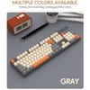 104 Keys Wired Keyboard 3 Colors Cute Gaming Keyboard USB