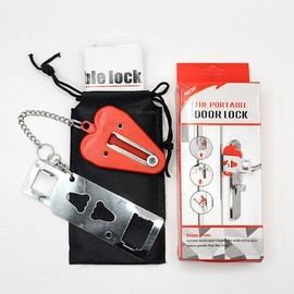 Portable Travel Door Lock - Hotel & Motel Security Latch Single Option