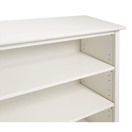 Alaterre Furniture Simplicy Under Window Bookcase, White