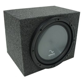 Harmony Audio HA-R154 Subwoofer Bundle with Single 15" Sub Box Enclosure Universal Car Stereo Rearfire Sealed