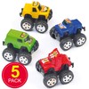 Baker Ross Mini Wind-Up Cars "Monster Trucks" (Pack of 5)
