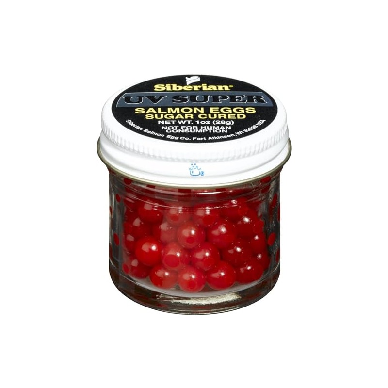 Atlas Mike's Super Salmon Fishing Bait Eggs, 1-Ounce, Red