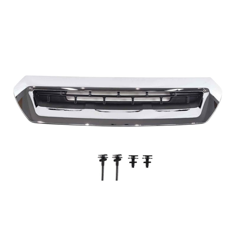 Chrome Hood Air Ven-t Compatible With 2017 2018 2019 GM-C