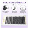 Kit De Extensiones De Pestañas 5 Discos, Gran Capacidad