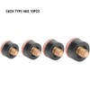 10PCS Screw-on Billiard Cue Tips Billiards Rod Stick Replacement Parts