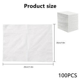 100 Count Dry Sweeping Cloths Pads, Disposable Duster Mop Refills, Non-Woven Mop Refill Pads for Floor Mopping and Cleaning