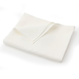 Cadeauya Flat Sheet Standard Single for Japanese Futon (Linen/White) Smooth, Non-stuffy, Absorbent and Quick Drying (59.1 x 98.4 inches (150 x 250 cm), Linen
