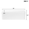 Iron Forge Cable Large Cable Management Box - White Cord