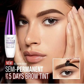 2pcs Peel Off Eyebrow Tint Gel,Waterproof Long-Lasting Tattoo Eyebrow Gel