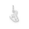Jewels By Lux Sterling Silver Polished Ice Skate Charm