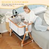 BLBBLBGDD 3 in 1 Bassinet,Baby Bassinets Bedside Sleeper with Musical