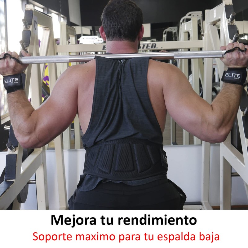 Cinturon para gimnasio, faja para soporte de espalda baja, ideal