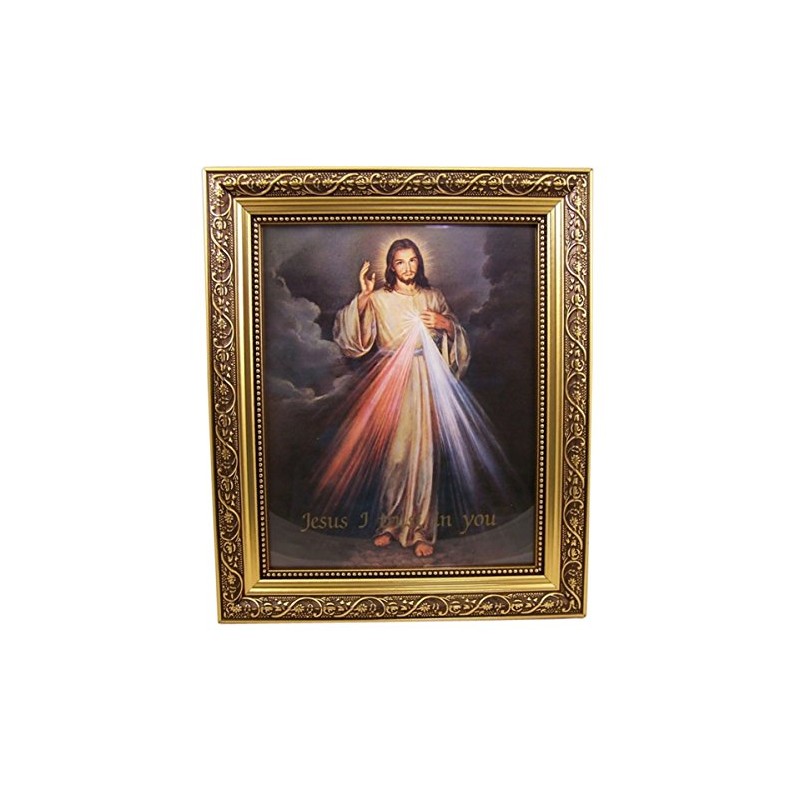 Gerffert The Divine Mercy Jesus Christ Print in 13 Inch