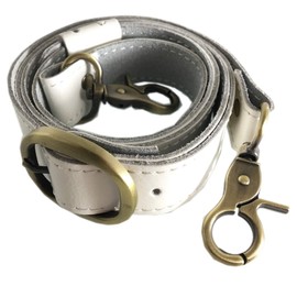 GLASS FROG Scissor Case Belt, Shoulder Belt, Genuine Leather, Hairdresser, 6 Colors, white