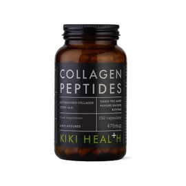 KIKI Health Bovine Collagen Peptides Capsules | 100% Hydrolyzed Supplement for Healthy Skin, Nails, Hair, Bones & Joints | Pure Unflavored Paleo & Keto-Friendly Supplements – 150 Vegicaps