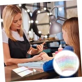 FOMIYES 4sheets Nail Art Sticker Alphabet Nail Stickers Letter Decals Decorative DIY Design