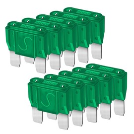 Gebildet 10Pcs Blade Fuses Maxi APX Replacement Fuses 30A for Cars Trucks RVs Boats Automotives Vehicle Campers SUV