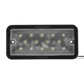 Maxxima 3x6 Rectangular LED Dome Light for Trucks and Heavy Duty, 275 Lumens