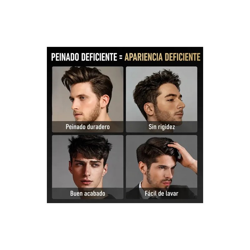 Pomada Para Cabello Fijación Y Estilo Acabado Natural