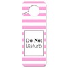 GRAPHICS & MORE Do Not Disturb Striped Pink and White