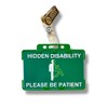 Hidden Disability Awareness Card Set with ID Card Holder, Crocodile
