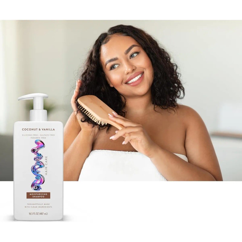 Champú De Coco Y Vainilla Con Ingredientes Naturales | Para