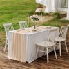 VDS - 5 PC | Champagne 14ft Sheer Chiffon Table