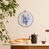 KTYHD Blue and White Chinoiserie Koala Bow Round Wall Art,