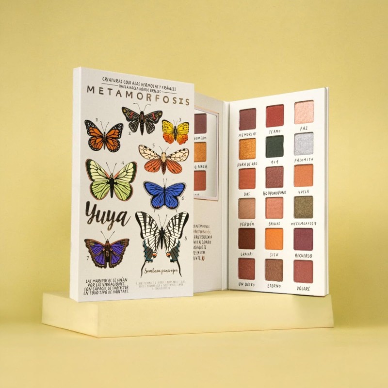 Yuya - Republic Cosmetics Set de Sombras "Metamorfosis" con 18