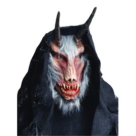 Zagone Goat to Hell Mask, Evil Goat, Hood, Horns, Teeth