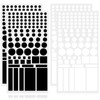 Gjinxi Light Blocking Stickers 4 Sheet Blackout Stickers for Electronic