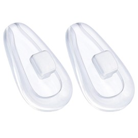 DROGO 6 Pairs Silicone Replacement Nose Pads for Oakley Eyeglass/Sunglass Contrail/Socket 5.0(5.5)/Socket Ti/Lizard/Limit Switch/Barrelhouse - Soft Base